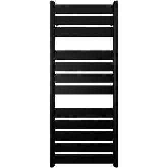 CERANO - Koupelnový radiátor Arturo - boční připojení - 644W - černá matná - 1200x500 mm