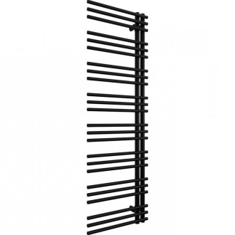 CERANO - Koupelnový radiátor Burke - L/P - asymetrické připojení 50mm - 750W - černá matná - 1600x500 mm