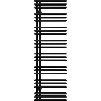 CERANO - Koupelnový radiátor Burke - L/P - asymetrické připojení 50mm - 750W - černá matná - 1600x500 mm