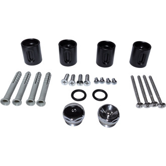 CERANO - Koupelnový radiátor Burke - L/P - asymetrické připojení 50mm - 750W - černá matná - 1600x500 mm