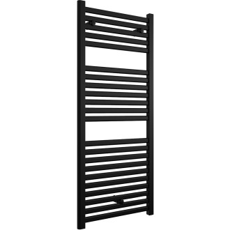 CERANO - Koupelnový radiátor Donovan - boční připojení - 369W - černá matná - 1200x500 mm