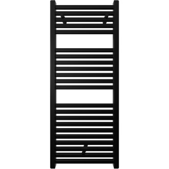 CERANO - Koupelnový radiátor Donovan - boční připojení - 369W - černá matná - 1200x500 mm