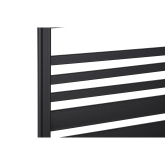 CERANO - Koupelnový radiátor Enrico - boční připojení - 467W - černá matná - 970x550 mm