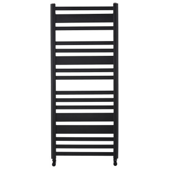 CERANO - Koupelnový radiátor Enrico - boční připojení - 559W - černá matná - 1210x550 mm