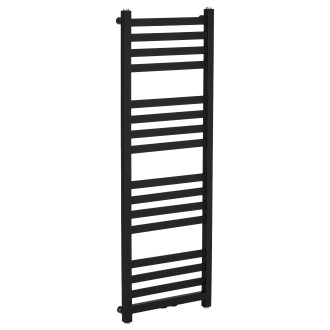 CERANO - Koupelnový radiátor Fulgidus - boční připojení - 616W - černá matná - 1190x430 mm