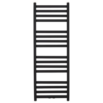 CERANO - Koupelnový radiátor Fulgidus - boční připojení - 616W - černá matná - 1190x430 mm