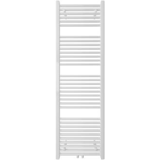 CERANO - Koupelnový radiátor Lincoln - středové připojení 50mm - 484W - bílá lesklá - 1600x500 mm