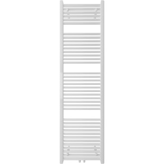 CERANO - Koupelnový radiátor Lincoln - středové připojení 50mm - 559W - bílá lesklá - 1800x500 mm