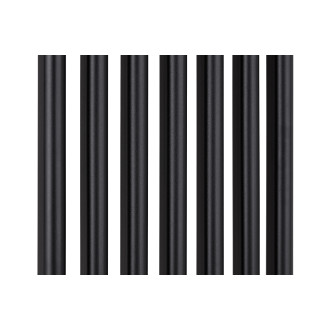 CERANO - Koupelnový radiátor Valerio - boční připojení - 872W - černá matná - 1560x390 mm