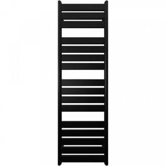 CERANO - Koupelnový radiátorový set Arturo - ústřední vytápění - boční připojení - 859W - černá matná - 1600x500 mm