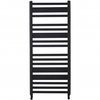 CERANO - Koupelnový radiátorový set Enrico - ústřední vytápění - boční připojení - 559W - černá matná - 1210x550 mm