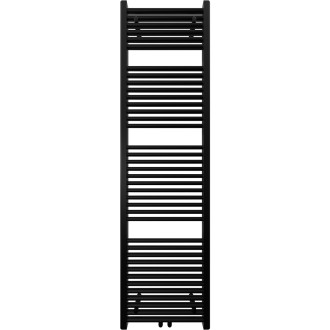 CERANO - Koupelnový radiátorový set Lincoln - ústřední vytápění - středové připojení 50 mm - 559W - černá matná - 1800x500 mm