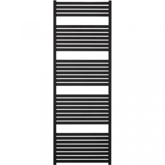 CERANO - Koupelnový radiátorový set Vincenzo - ústřední vytápění - boční připojení - 800W - černá matná - 1690x600 mm