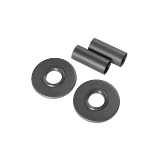 CERANO - Krycí rozeta pro připojení radiátoru - grafitově šedá