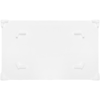 CERANO - Kryt odtoku pro vaničky Gusto - bílá matná - 19,5x11,8 cm