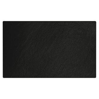 CERANO - Kryt odtoku pro vaničky Gusto - černá matná - 19,5x11,8 cm