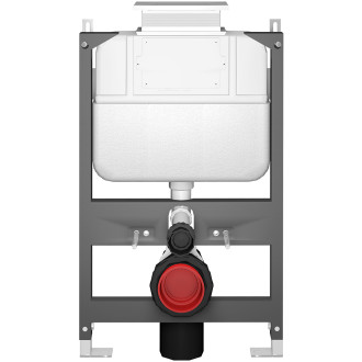 CERANO - Modul nízký pro WC závěsné Prime - ovládání shora -  předstěnová instalace/sádrokarton - 52,5x80 cm