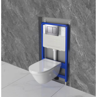 CERANO - Modul pro WC závěsné Lite - předstěnová instalace/sádrokarton - 52,5x100 cm
