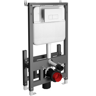 CERANO - Modul pro WC závěsné Prime - volně stojící - předstěnová instalace/sádrokarton - 54,5x114 cm