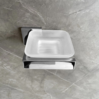 CERANO Nástěnná mýdlenka Alto chrom CER-479341