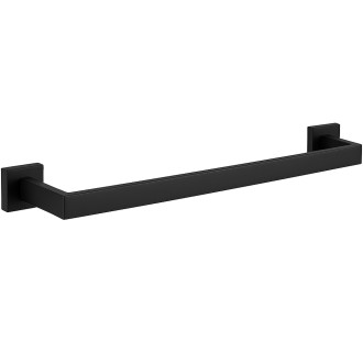CERANO - Nástěnný držák na ručníky Alto - černá matná - 60 cm
