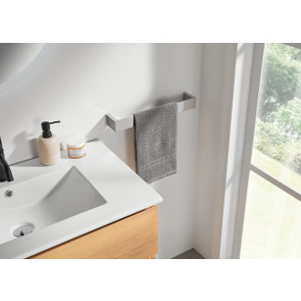 CERANO - Nástěnný držák na ručníky Camill - chrom - 40 cm