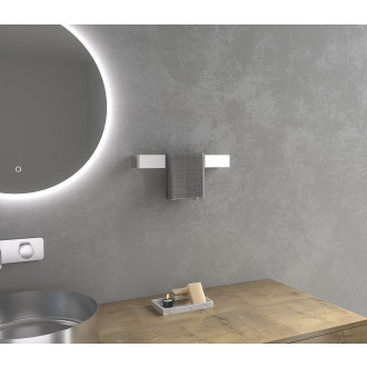 CERANO - Nástěnný držák na ručníky Camill - chrom - 40 cm