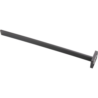 CERANO - Nástěnný držák na ručníky Luciano - černá matná - 39,3 cm