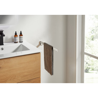 CERANO - Nástěnný držák na ručníky Luciano - chrom - 39,3 cm