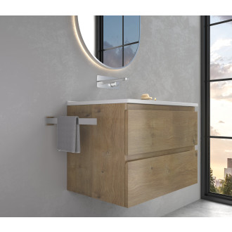 CERANO - Nástěnný držák na ručníky Luciano - chrom - 39,3 cm