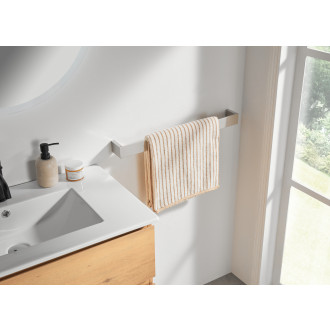 CERANO - Nástěnný držák na ručníky Marcell - chrom - 60 cm