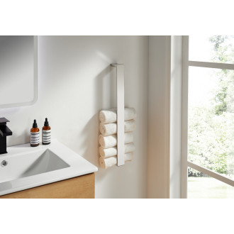 CERANO - Nástěnný držák na ručníky Marcell - chrom - 60 cm