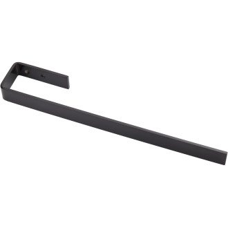 CERANO - Nástěnný držák na ručníky Patrizio - černá matná - 39,5 cm