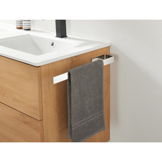 CERANO - Nástěnný držák na ručníky Patrizio - chrom - 39,5 cm