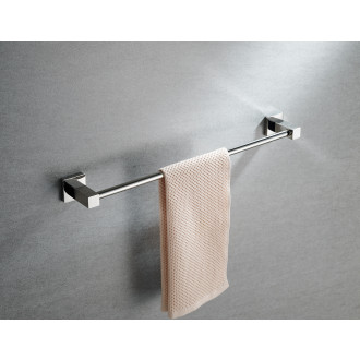 CERANO - Nástěnný držák na ručníky Polo - chrom - 60 cm