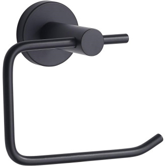CERANO - Nástěnný držák toaletního papíru Lineo - černá matná