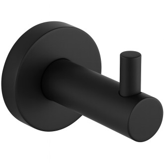 CERANO - Nástěnný věšák na ručníky Lineo - černá matná