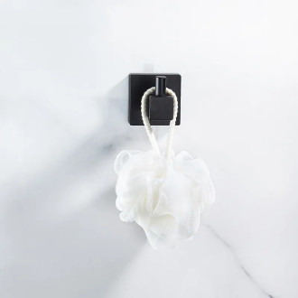 CERANO - Nástěnný věšák na ručníky Polo - černá matná