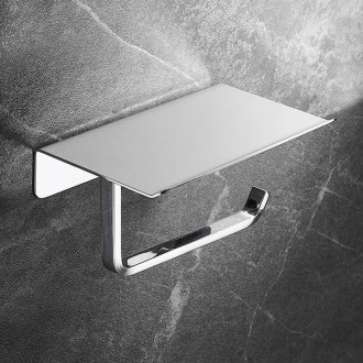 CERANO - Nástěnný/Samolepící držák toaletního papíru Lero - chrom