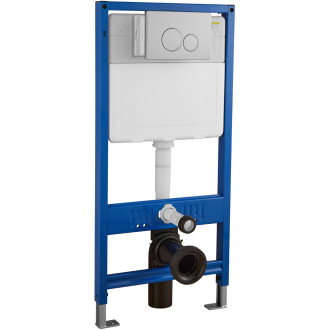 CERANO - Ovladací tlačítko WC modulů Lite/Duo - ABS - chrom