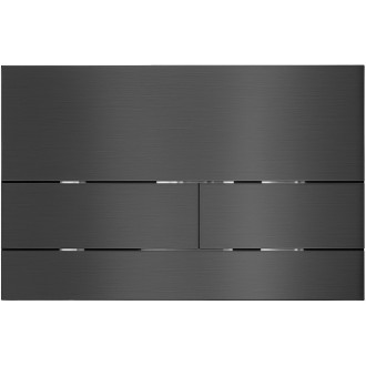 CERANO - Ovladací tlačítko WC modulů Lite/Line - nerezová ocel - grafit/gun metal
