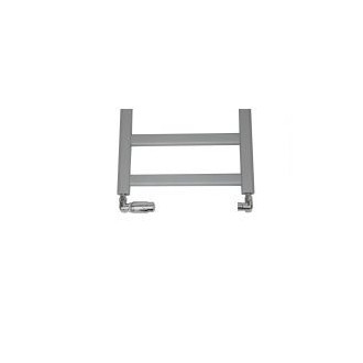 CERANO - Připojovací sada radiátorových ventilů s termostatickou hlavicí - rohová - černá matná