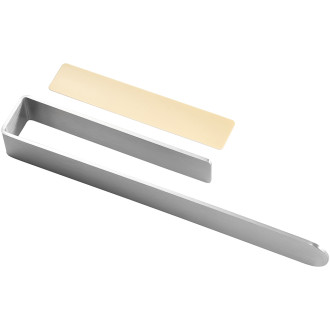 CERANO - Samolepící držák na ručníky Donatello - chrom - 35,4 cm