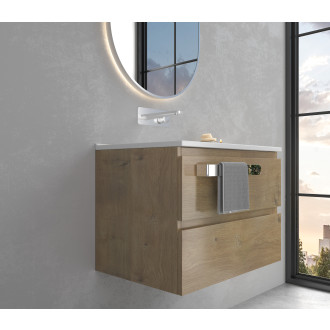 CERANO - Samolepící držák na ručníky Donatello - chrom - 35,4 cm