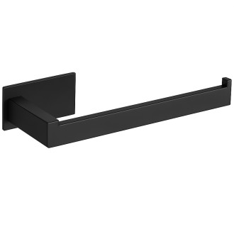 CERANO - Samolepící držák na ručníky Lago - černá matná - 25 cm