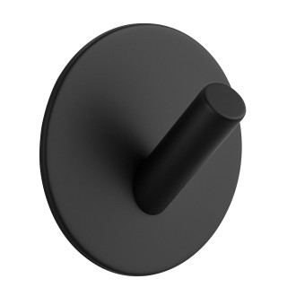 CERANO - Samolepící věšák na ručníky Reno - černá matná