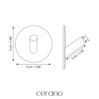 CERANO - Samolepící věšák na ručníky Reno - chrom