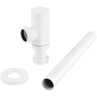 CERANO - Sifon umyvadlový - 5/4" - mosaz - DN32/250 mm - bílá matná