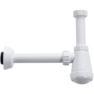 CERANO - Sifon umyvadlový - 5/4" - plast -  DN32-50/250 mm - bílá lesklá