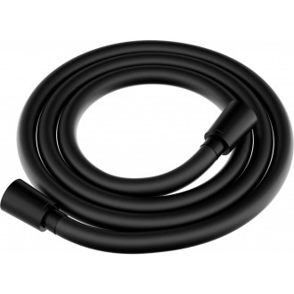 CERANO - Sprchová hadice hladká - černá matná - 125 cm